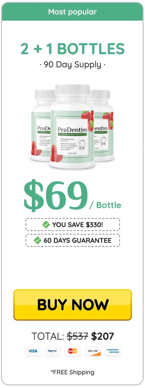 ProDentim 3 Bottles
